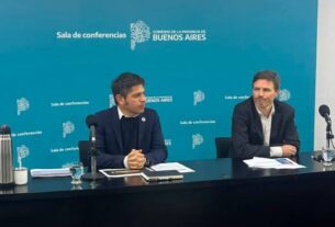 Anuncios del gobernador Axel Kicillof