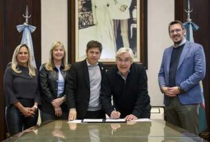 Kicillof y Cuattromo firmaron convenios con municipios para la compra de bienes de capital