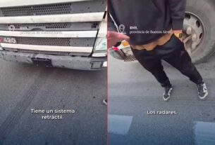 Fijate si me hacés zafar”: camionero tapaba su patente con un sistema para no ser detectado