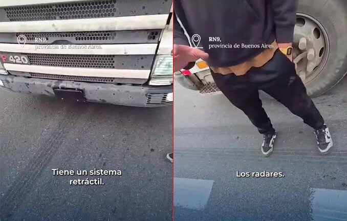 Fijate si me hacés zafar”: camionero tapaba su patente con un sistema para no ser detectado