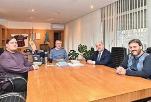 Larroque recibió al presidente de la UNLP para proyectar acciones en materia alimentaria