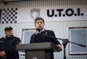 Kicillof inauguró una nueva base de la UTOI en Florencio Varela