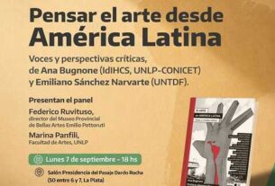 Presentación del libro “El arte en América Latina. Voces y perspectivas críticas” en la Pasaje Dardo Rocha