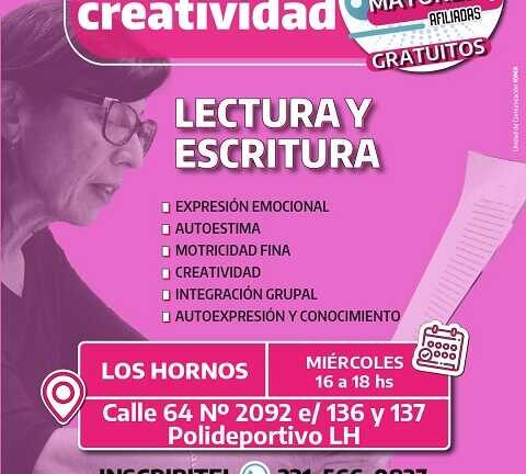 Talleres para personas mayores afiliadas a IOMA