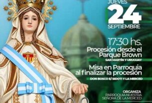 Conmemoramos a la Virgen Nuestra Señora de La Merced, Patrona de la ciudad de Ensenada