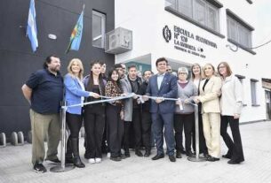 Kicillof inauguró dos edificios educativos en La Matanza