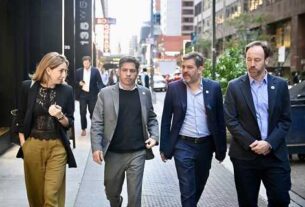 Kicillof mantuvo un encuentro con empresarios en Nueva York
