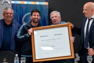 La UBA le entregó a Messi el título de Doctor Honoris Causa